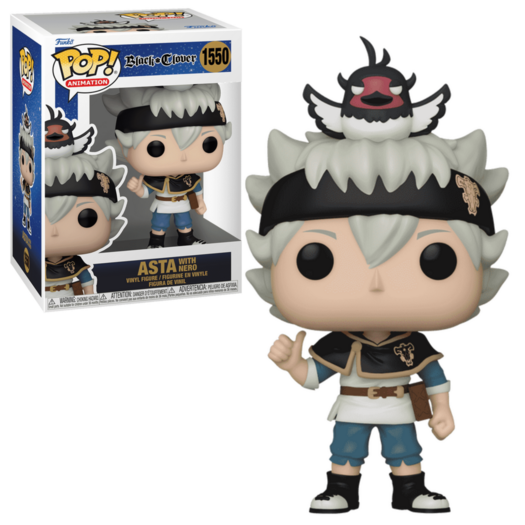 Funko POP Asta As Nero 1550 Black Clover Funko POP Tiny Titan