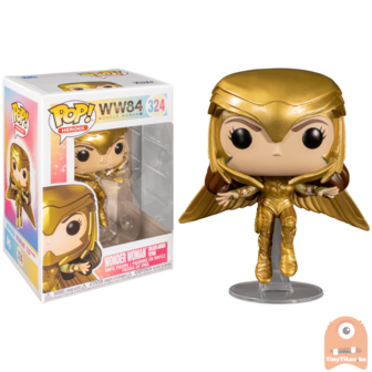 POP! Heroes Wonder Woman Golden Armor Flying #324 Wonder Woman 1984 