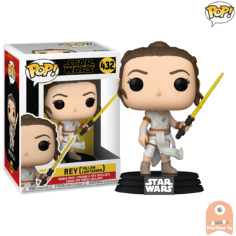 POP! Star Wars Ben Rey w/ Yellow LightSaber #432 IX