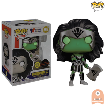 POP! Heroes Wonder Woman B&amp;W GITD Black Lantern #393 Exclusive