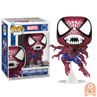 POP! Marvel Spider Man Doppelganger Metallic 961 The Amazing Exclusive 