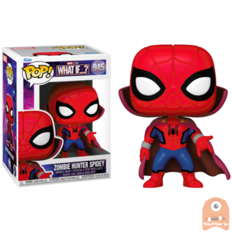 POP! Marvel Zombie Hunter Spidey 945 What If 