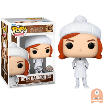 POP! TV beth Harmon Final Game Diamond Glitter 1123 Queens Gambit Exclusive