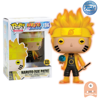 POP! Animation Naruto Six Path GITD 186 Naruto Shippuden Exclusive