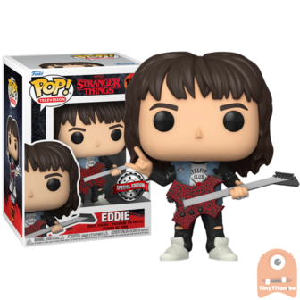 POP! TV Eddie Rocking 1250 Stranger Things Exclusive SE