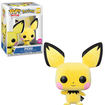 POP! Games Pichu Flocked 579 Pokemon Exclusive 