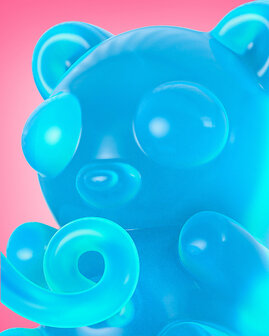 MIGHTY JAXX - IMMACULATE CONFECTION: GUMMI FETUS (BLUE RASPBERRY EDITION) BY JASON FREENY 