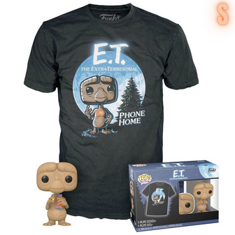 Funko POP! &amp; TEE BOX E.T w/ Candy Exclusive - Small