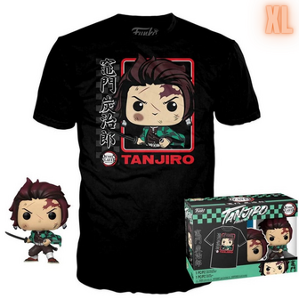 Funko POP! &amp; TEE BOX Demon Slayer - Tanjiro Kamado Exclusive - XL