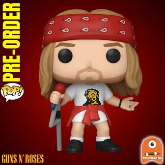 Funko POP! Axl Rose 80&#039;s 397Guns N Roses ROCK Pre-Order