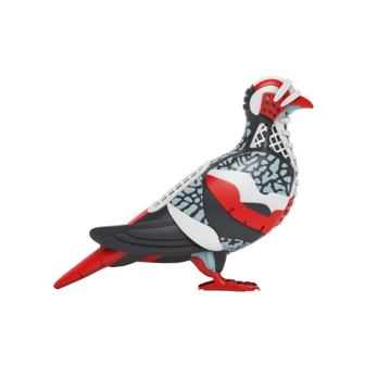 MIGHTY JAXX - PIGEON IN FLIGHT BY JEFF STAPLE 21CM