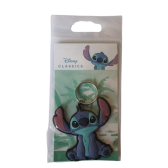 DISNEY CLASSIC Stitch Sitting PVC KEYCHAIN ​​Pyramid International