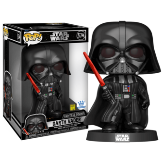 Funko POP! Star Wars Darth Vader 10 INCH Light Up &amp; Sound Electronic 574 Shop Exclusive R