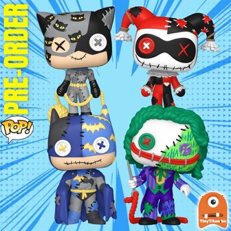 Funko POP! Bundle of 4 Patchwork 508 DC Pre-Order