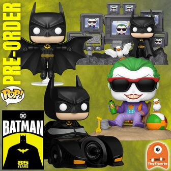 Funko POP! Dlx Bundle of 4 Batman 85Th DC Pre-Order