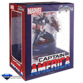 Diamond Marvel Gallery Captain America Impact Diorama 23cm