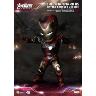 Beast Kingdom EGG Attack Action EAA-138 Avengers:Endgame Iron Man Mark 85 Battle Damaged