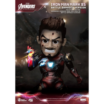 Beast Kingdom EGG Attack Action EAA-138 Avengers:Endgame Iron Man Mark 85 Battle Damaged