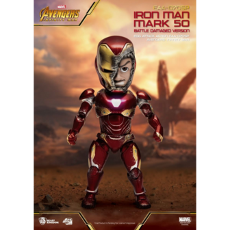 Beast Kingdom EGG Attack Action EAA-70SP Avengers: Infinity War Iron Man Mark L Battle Damaged version