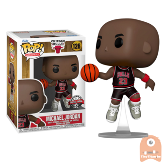 Funko POP! Sports Michael Jordan 126 Chicago Bulls Exclusive  (NEW Sticker)