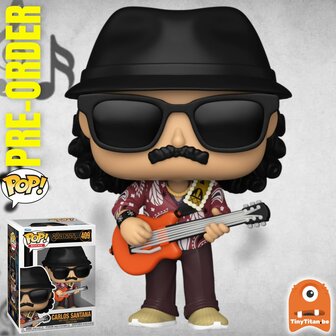 Funko POP! Carlos Santana 409 Rocks Pre-Order