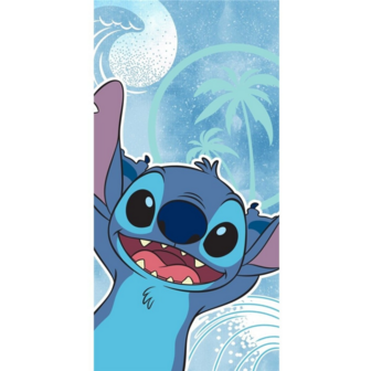 LILO &amp; STITCH - Happy Stitch - Beach Towel 100% Cotton - 70x140cm