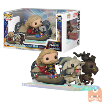 Funko POP! Marvel Rides Goat Boat w/ Thor 290 Thor Love and Thunder 