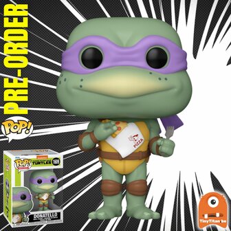 Funko POP!  Donatello w/ Pizza 1609 TMNT Pre-Order