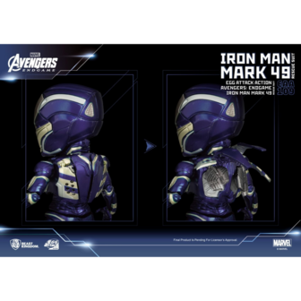 Beast Kingdom EGG Attack Action EAA-109 Avengers:Endgame Iron Man Mark 49 Rescue Suit