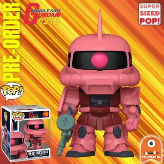 Funko POP! Chars Zaku II Gundam 6 INCH 1717 MS Gundam Pre-Order