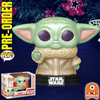 Funko POP!  Grogu 733 Star Wars Holiday Pre-Order