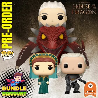 Funko POP! Super Discount Bundle of 3 House of The Dragon Pre-Order