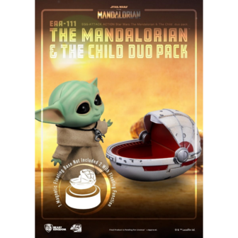 Beast Kingdom EGG Attack Action EAA-111 The Mandalorian &amp; The Child duo pack