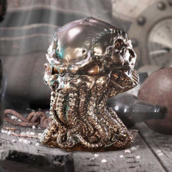 Nemesis Now - James Ryman Bronze Cthulhu Skull 20cm