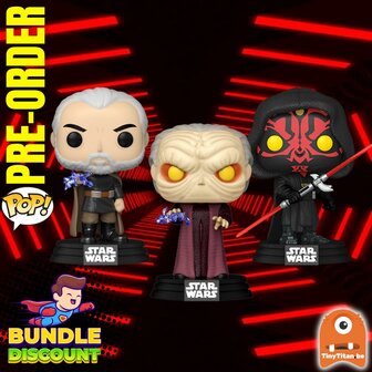 Funko POP! Super Discount Bundle of 3 The Darkside Star Wars Pre-Order