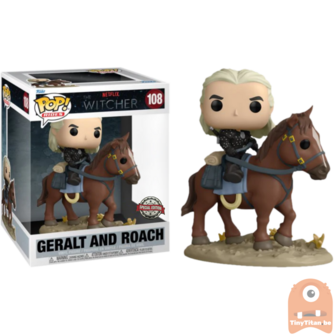 Funko POP! Rides The Witcher Geralt on Roach 108 Exclusive 