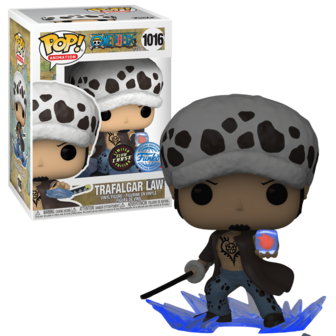 Funko POP! Animation Trafalgar Law Room Attack GITD CHASE 1016 One Piece Exclusive 