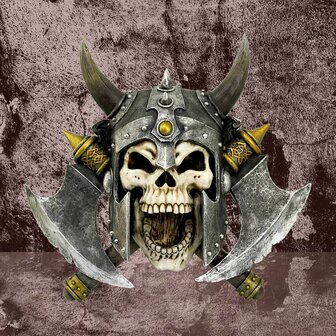 Nemesis Now - Valhalla&#039;s Vengeance Skeleton Viking Wall Plaque 33cm