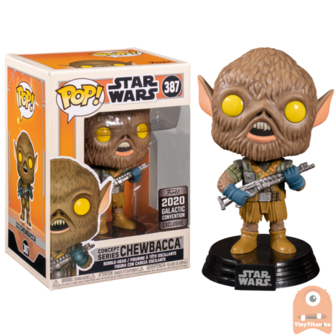 Funko POP! Star Wars Chewbacca Concept Series 387 Galactic Convention Exclusive