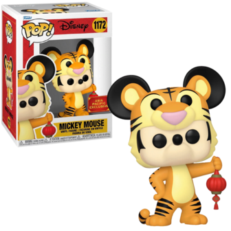 Funko POP! Disney Mickey Mouse Year of the Tiger 1172 Zodiac Asia Exclusive 