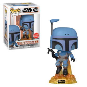 Funko POP! Star Wars Death Watch Mandalorian No Stripes 561 gamestop Exclusive