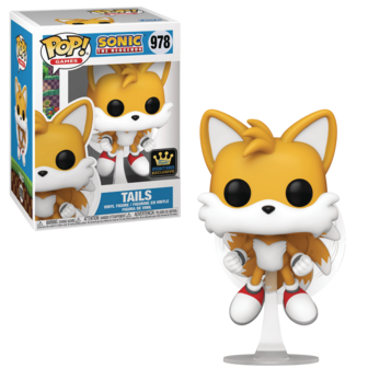 Funko POP! Tails Flying + Flocked CHase Bundle 978 Sonic The Hedgehog Exclusive Pre-order