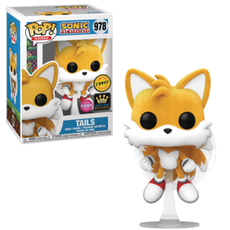 Funko POP! Tails Flying + Flocked CHase Bundle 978 Sonic The Hedgehog Exclusive Pre-order