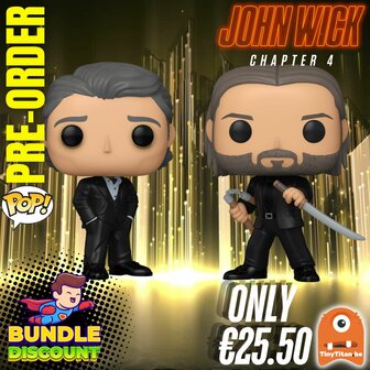 Funko POP! Super Discount Bundle of 2 John Wick 4 Pre-Order