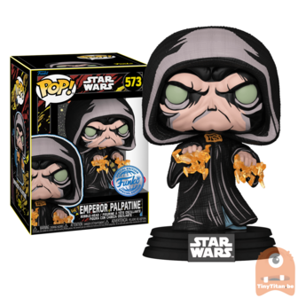 Funko POP! Star Wars Retro Emperor Palpatine 573 Exclusive