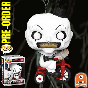 Funko POP! Art the clown w/ bike 1591 Terrifier Pre-Order