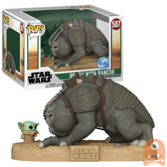 Funko POP! Star Wars Grogu W/ Rancor Moment Deluxe Exclusive