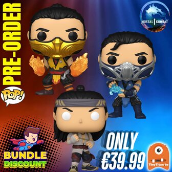 Funko POP! Super Discount Bundle of 3 Mortal Kombat 1 Pre-Order