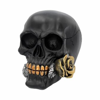 Nemesis Now - Black Rose from the Dead Skull 15cm