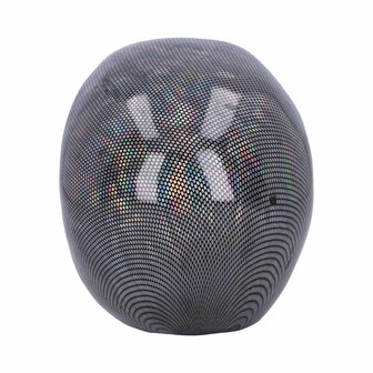 Nemesis Now - Holographic Silver Fishnet Skull 16.5cm